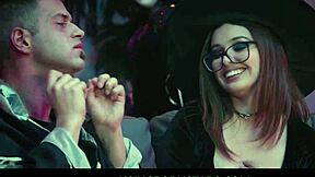 Leana Lovings Drilled Hard by Two Horny Studs at Wild Halloween Bash