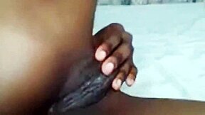 Black beauty's huge wet pussy begs giant cock ride 💦🍆🔥
