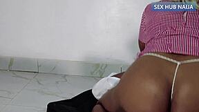 Senior prefect bends over chubby ebony juniors for wet cowgirl rides.