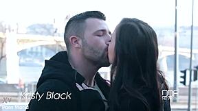 elevator teen blows cock straight to bedroom fuck