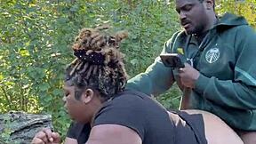 caught fucking girlfriend in park while dog walker watches had to move before cops arrive part 2