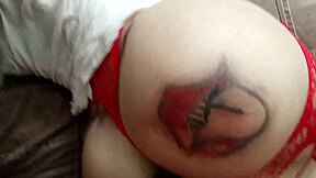 Nasty Ex-Stripper Granny Rips Clothes For Morning Fuck!