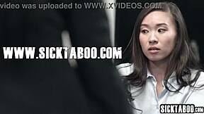 lesbian coworkers gang up on big ass boss for wild pussy licks