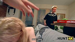 This Russian Blondie Feels So Much Watching Her Cute Friend Fuck Old Guy