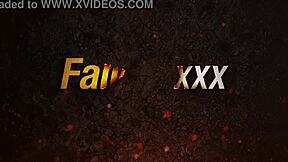 audrey reid and sage hunter cum hard bunker cosplay!!