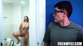 Stepmom adeleyn seduces stepson unleashing pent-up lust in hardcore venezuelan fuck