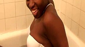Tristina millz teases her sexy ebony pussy solo?