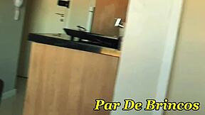 hey neighbor slut made up dumb excuse to sneak in and get her skinny ass fucked hard