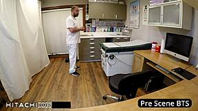 Nurse rina arem cums hard on duty with toys don't tell doc!!