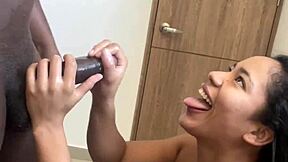 nysdel amateur couple deepthroat huge fat cock cumshot facial 😘🍆💦
