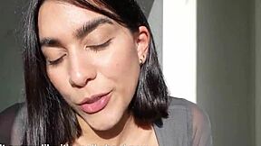 bimbo bodybuilder gives dirty joi jerk off instructions