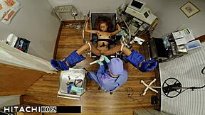 Troubled Eliza Shields Endures Doctor's Intense Hitachi Orgasms