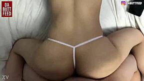wanna see tight teen fucked doggystyle thong pulled aside?