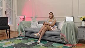 Russian teen traps old guy for hardcore sofa fuck?