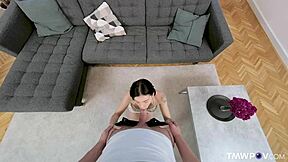 Clara Mia Pays Back With Deepthroat Blowjob Cowgirl Ride And Cum Swallow Pov