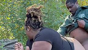 caught fucking girlfriend in park while dog walker watches had to move before cops arrive part 2