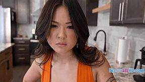 petite stepsis trades shaved pussy fuck for blackmail silence after pops catch