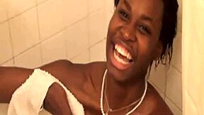 Tristina millz teases her sexy ebony pussy solo?