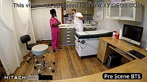 Nurse rina arem cums hard on duty with toys don't tell doc!!