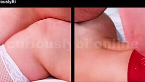 femdom babe pushes you to suck cock and go bi while she watches you stroke 😈🍆💦