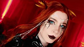 Succubus Rips Gamer Clothes Fucks Virgin Ass!