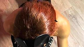 i own this pantyhose bitch swallowing every drop without spilling