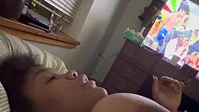 watch her fat juicy tits jiggle to massive homemade orgasm