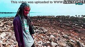 i gave a sloppy public deepthroat blowjob to huge cock then massive cumshot facial exploded on my pierced goth face omg so sticky