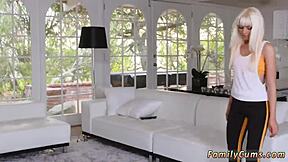 Watch Teen 18+ Stretch Stepmom in Bathtub Hardcore Debut!