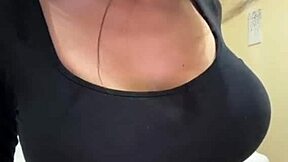 that slutty neighbor casually flashes her hard nipples