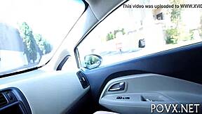 Barely Legal Petite Teen Sucks Cock for Cash POV