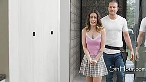 18YO Rich Virgin Spanks Skinny Petite Out of Chastity Belt