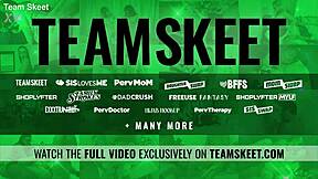 A SITTER WHO BLOWS MINDS with deepthroat and rough sofa fucks