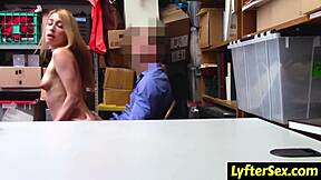 What Happens When LP Officer Catches Shoplifting Teen in Backroom for Hard Punishment?