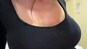 that slutty neighbor casually flashes her hard nipples