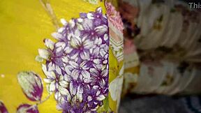 stepbrother gropes my big natural tits and tight pussy late night!