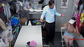 Officer Catches Thief Slay Kay Juan Largo Cum-Faced After BF Flees