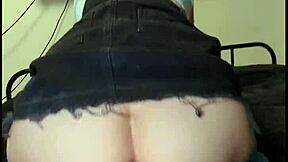 Ripped jeans lead to rough doggystyle pounding with dirty talk and orgasms