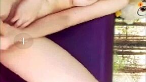 sexy russian teen masturbates on cam
