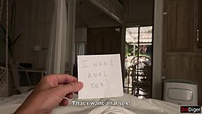 Hey, this anal fairy vibe hits different with her bent over in the garden taking every deep creampie desire just right