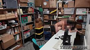 german milf cop questions petite teen suspect on cctv?