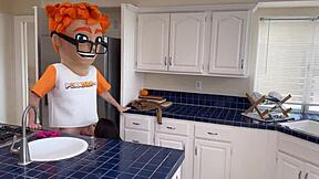 Sage Hunter's athletic body drilled by porndude's massive cock power 😈🍆🔥💦