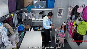 Officer Catches Thief Slay Kay Juan Largo Cum-Faced After BF Flees