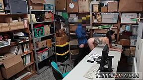 german milf cop questions petite teen suspect on cctv?