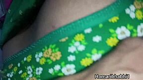 Horny Indian Desi Bhabhi Saree Sex POV with Big Cock Husband