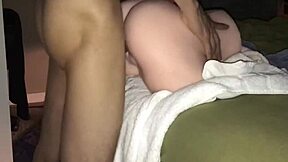 19yo gf bent over for creampie in real doll pussy 😈