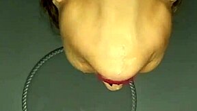 Watch this gilf deepthroat huge cock close up till orgasm squirt?