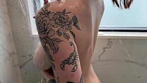 Peeking at Stepsis Jade Harper's Huge Naturals Bouncing on Luke Cooper's Rod
