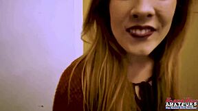 damn this fiery redhead keaton's sloppy rimjob and ass lickin got me passionate