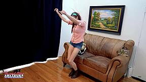 skinny nerdy brunette milf olivia x gives sloppy deepthroat umm yeahh